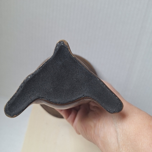 Vintage Brass Rabbit Butler Holding Display Tray | Gold Bunny with Dish . - Picture 6 of 6